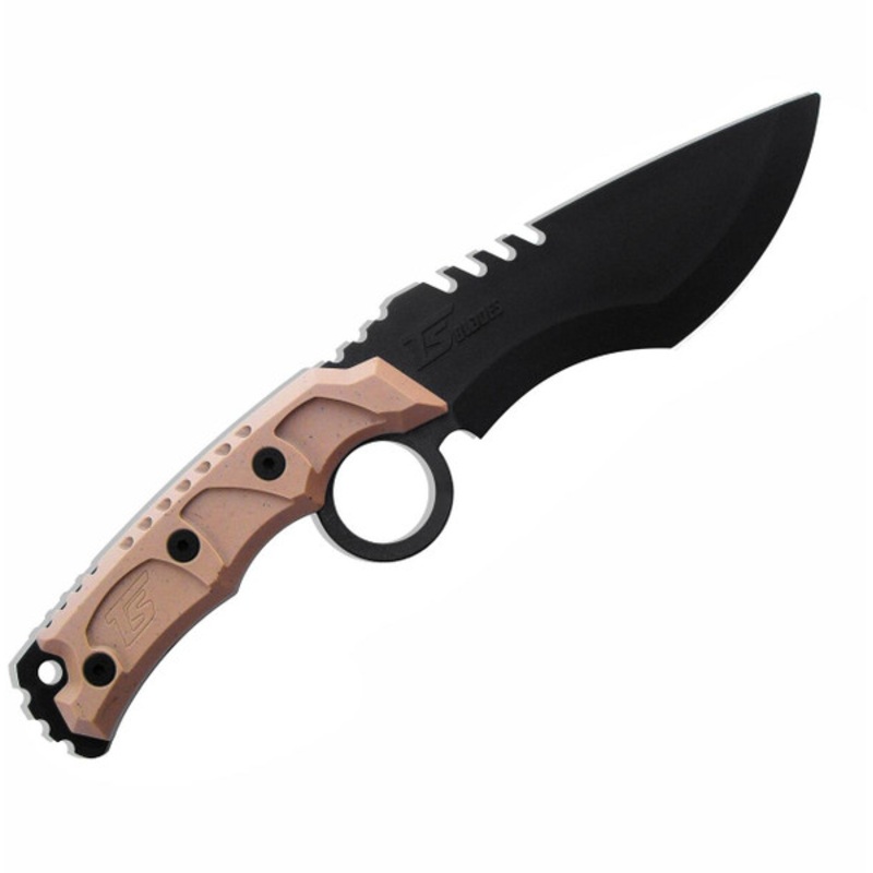 TS Blades El Coronel G3 Polymer Training Knife, Tan