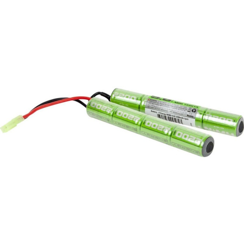 Valken Energy NiMH 9.6v 2200mAh Split Battery, Mini Tamiya