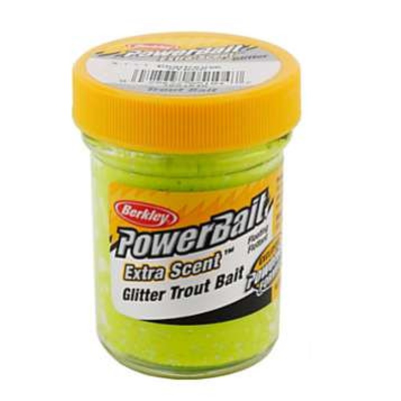 Berkley STBGC PowerBait Glitter Trout Bait – Chartreuse