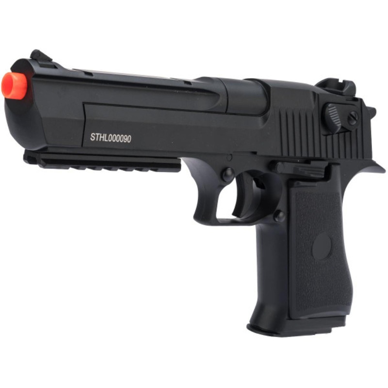 CYMA Desert Eagle Licensed Full Auto Airsoft AEP Pistol, Black