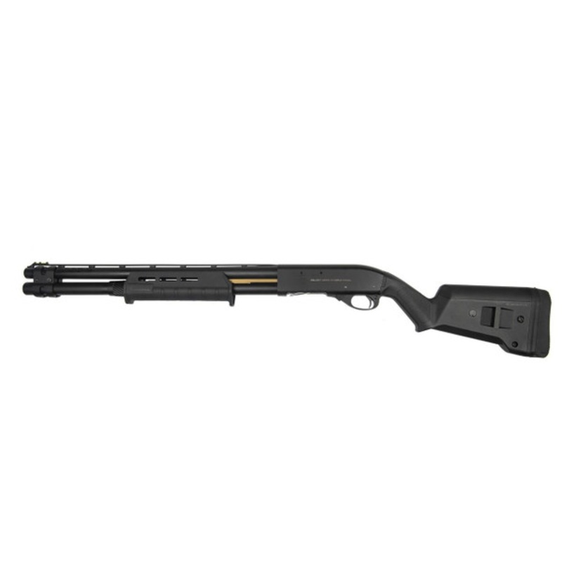 EMG Salient Arms International APS CAM870 Deluxe Airsoft Gas Shotgun, Black