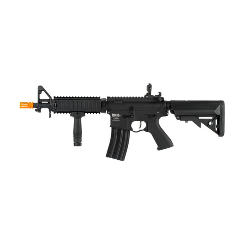 Lancer Tactical LT-02 MOD 0 MK18 M4 Proline Series High FPS Airsoft Rifle, Black