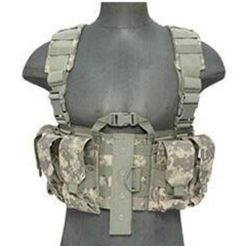Lancer Tactical Nylon M4 Chest Harness, ACU