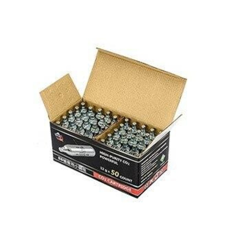 Puff Dino 12g CO2 Cartridge, 50 Pack