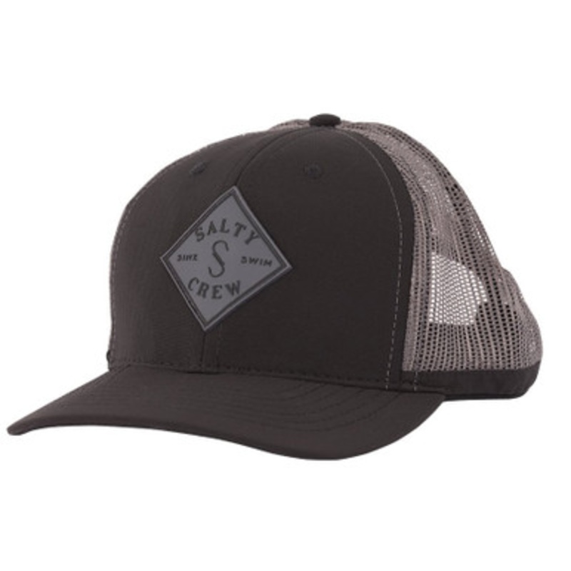 Salty Crew Aruba Custom Retro Trucker Hat – Black/Charcoal