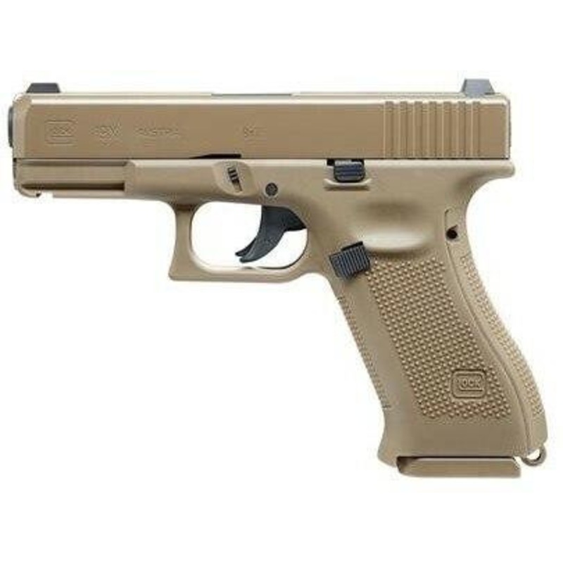 UMAREX Glock 19X Gen 5 .177 Co2 Air Pistol, Tan