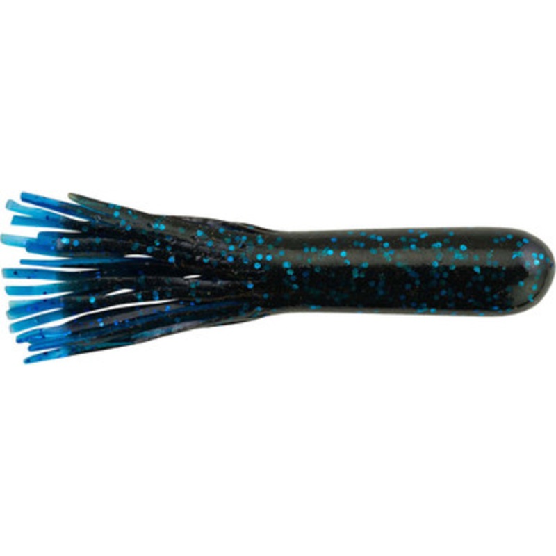 Berkley PBBPT4.5 Powerbait Power Tube Soft Bait – 4.5in Black/Blue