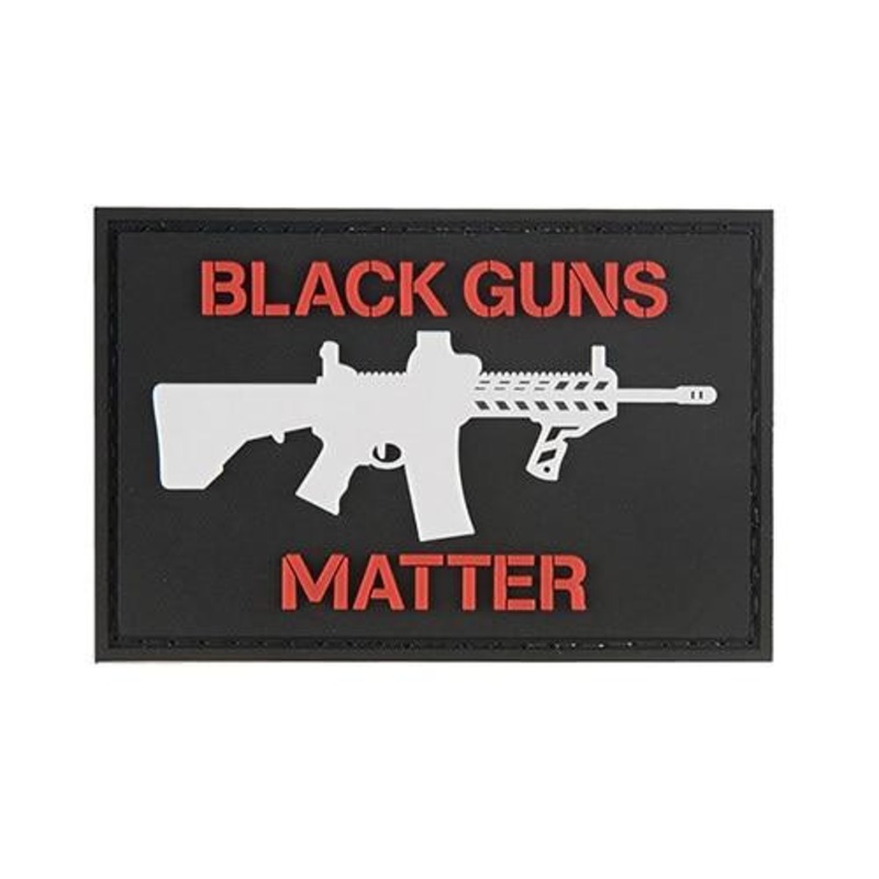 G-Force Black Guns Matter PVC Morale Patch