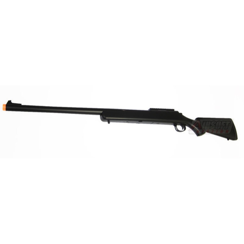 HFC Bolt Action CO2 Airsoft Sniper Rifle, Black