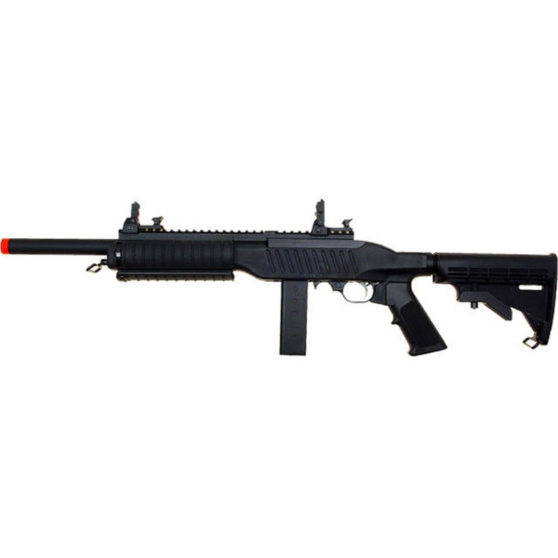 KJW KC-02 V2 Tactical Carbine GBB Airsoft Rifle, Black