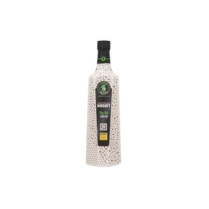 Lancer Tactical Biodegradable BBs, 0.15g, 5100 Rounds