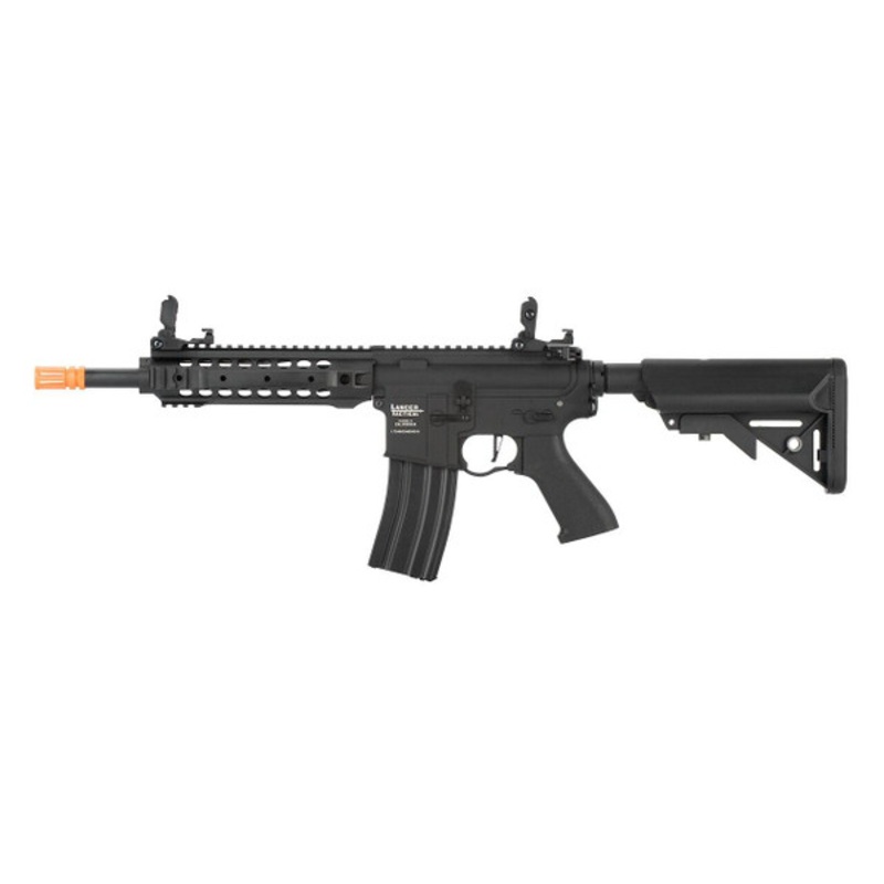 Lancer Tactical LT-24 M4 CQB ProLine Series Low FPS AEG Airsoft Rifle, Black