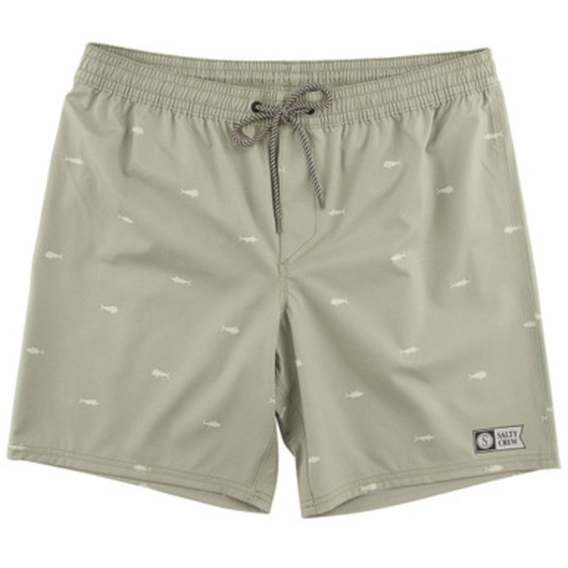 Salty Crew Fish Pin Elastic Utility Boardshort – Olive – L