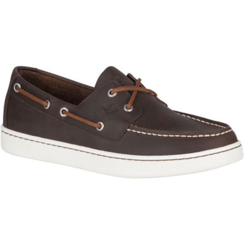 Sperry Cup 2-Eye Leather Boat Shoe – Brown – 10.5