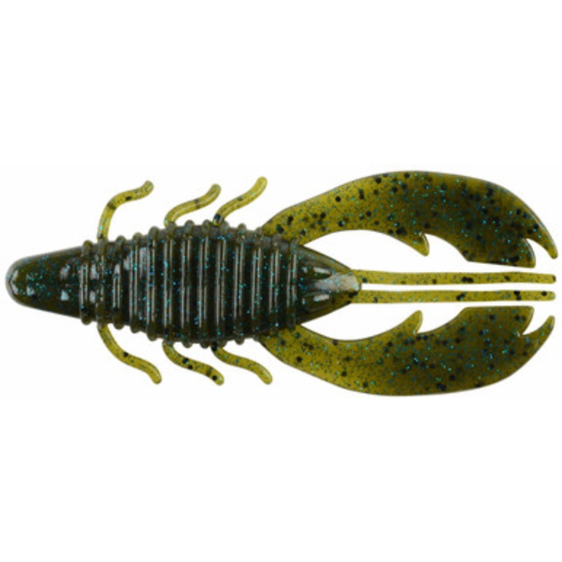 Berkley Powerbait Craw Fatty – 4in – Green Pumpkin Blue