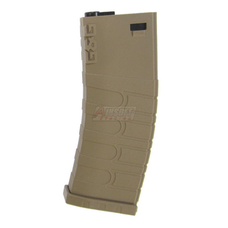 G&G 120R Mid-Cap Magazine for GR16/M4 AEGs, Tan