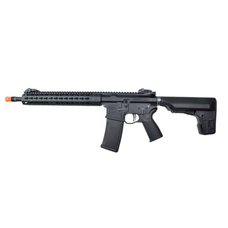 KWA PTS Mega Arms MKM AR-15 Gas Airsoft Rifle, Black