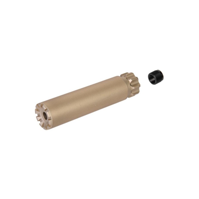 Specter F35X152MM Style Aluminum Mock Silencer, 14mm CCW – Tan