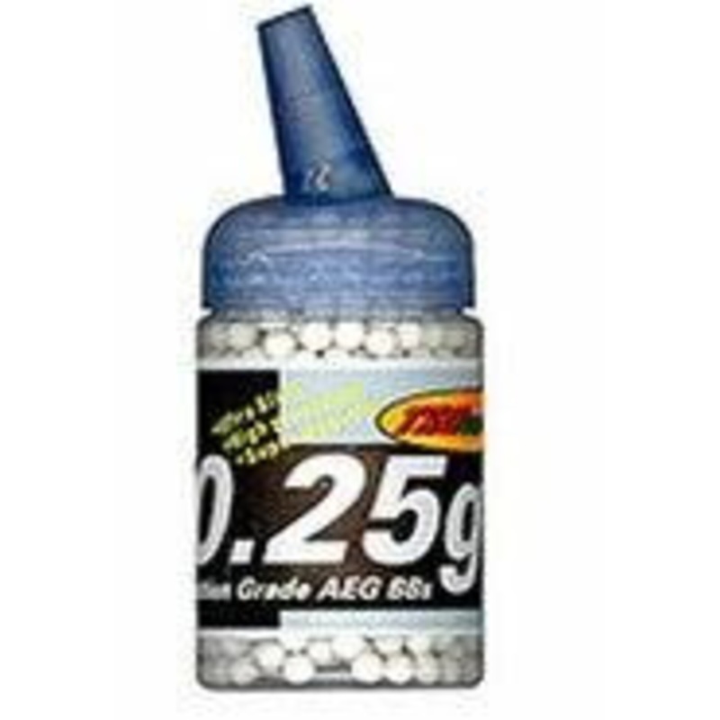 TSD Competition Grade AEG 6mm plastic airsoft BBs, 0.25g, 1000 rds, white