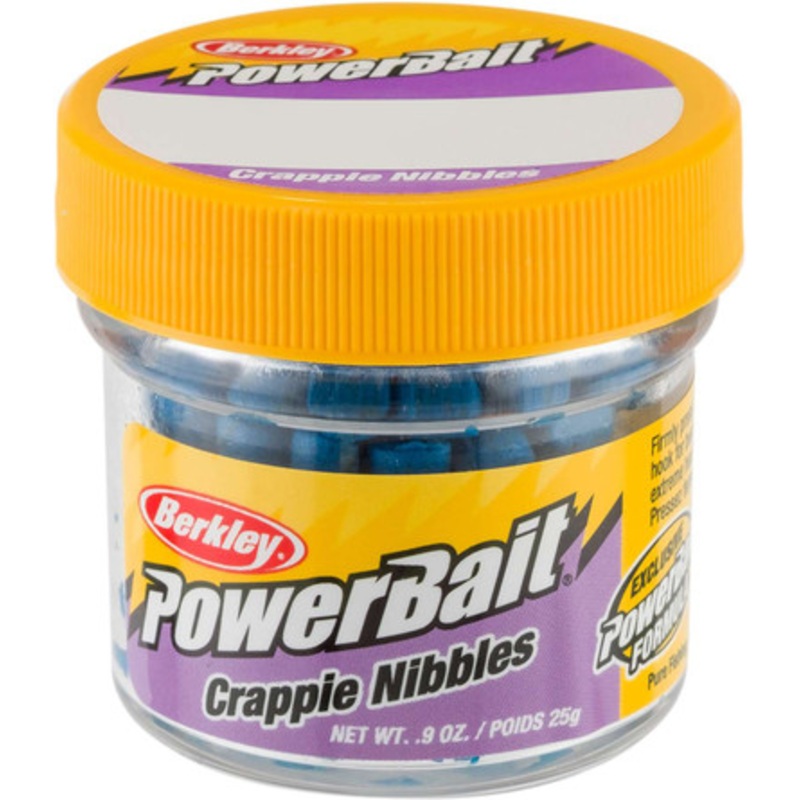 Berkley CNBN PowerBait Crappie Nibbles – Blue Neon