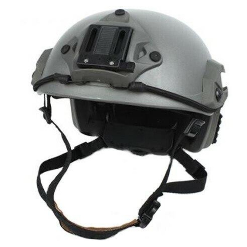 Lancer Tactical Maritime SpecOps Military Style Helmet w/ NVG Mount – Green