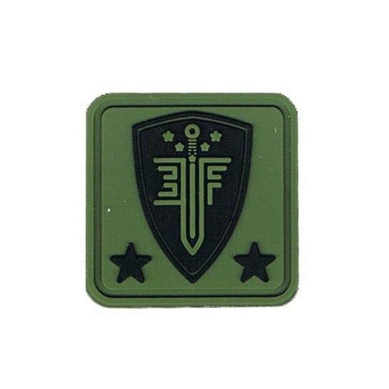 Elite Force 1×1 PVC Velcro Patch, OD Green