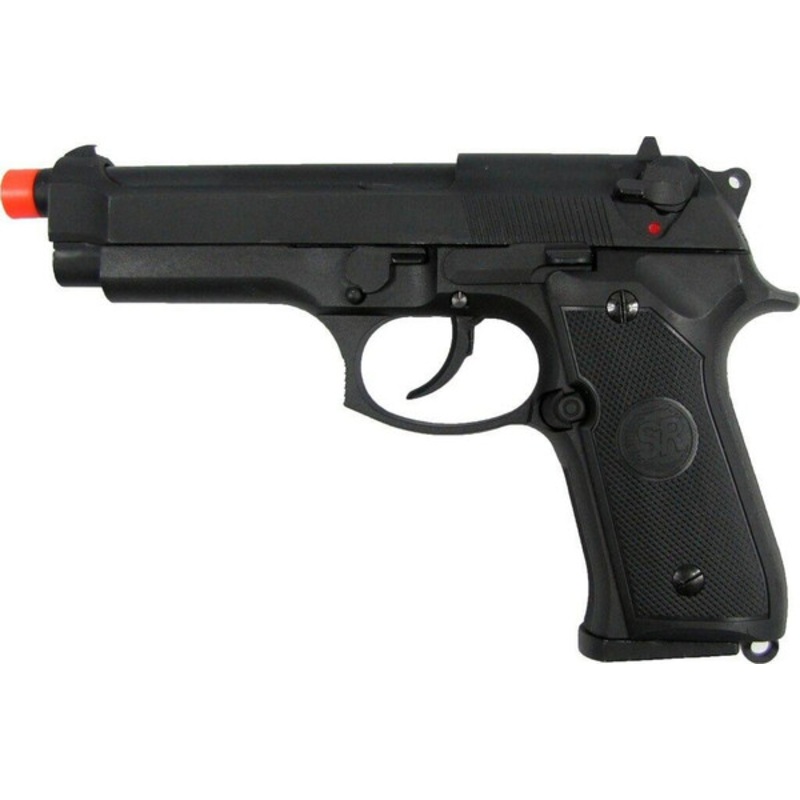 SRC M9 Metal Slide Semi Auto Gas/CO2 Blowback Pistol with Carry Case