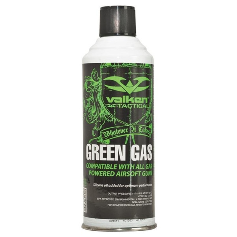 Valken Airsoft Green Gas, 8oz Can