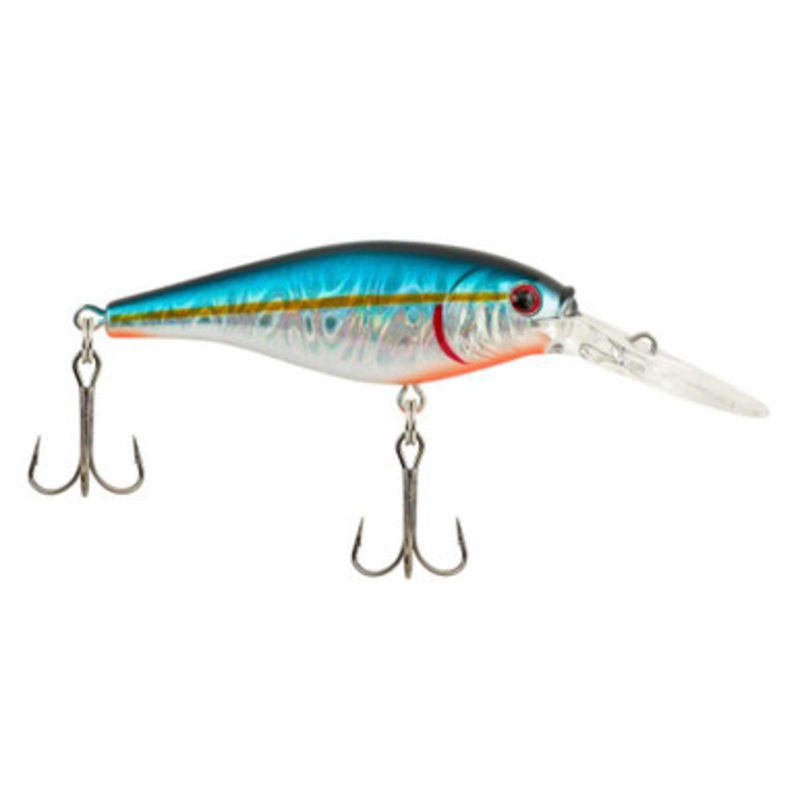 Berkley FFSH7M Flicker Shad Pro Slick Lure – Slick Blue Alewife