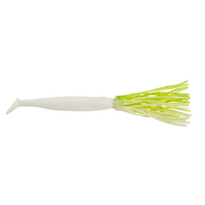 Berkley Powerbait Bearded Grass Pig Chartreuse Shad/White