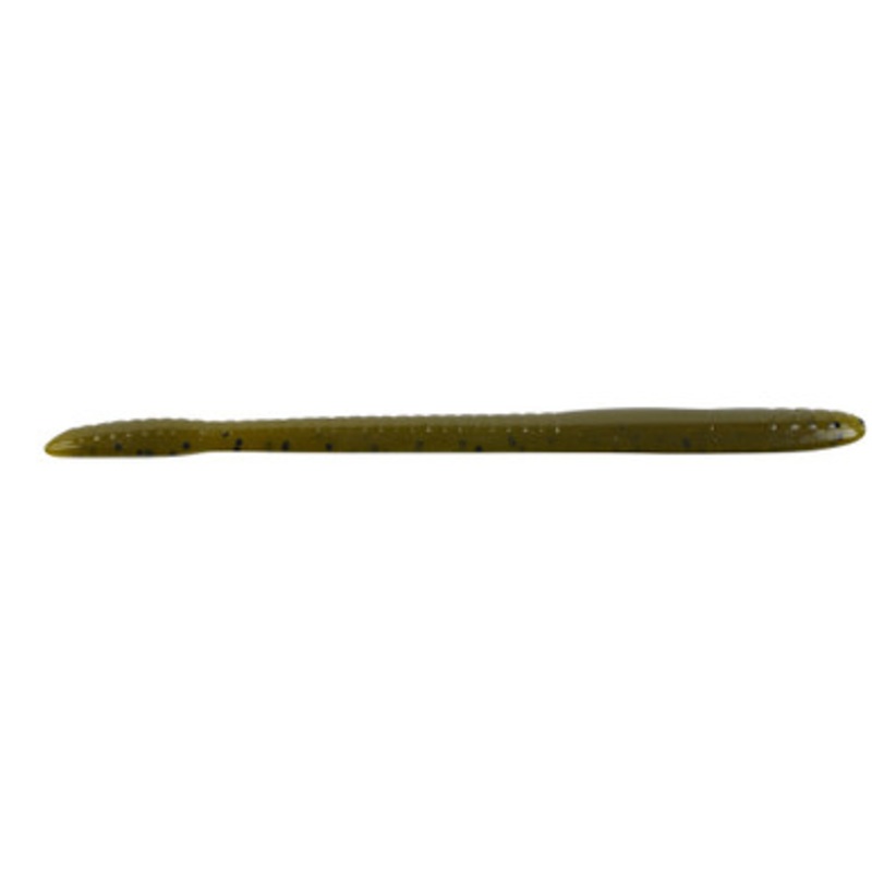 Berkley Powerbait Bottom Hopper Worm – 6.25in – Green Pumpkin