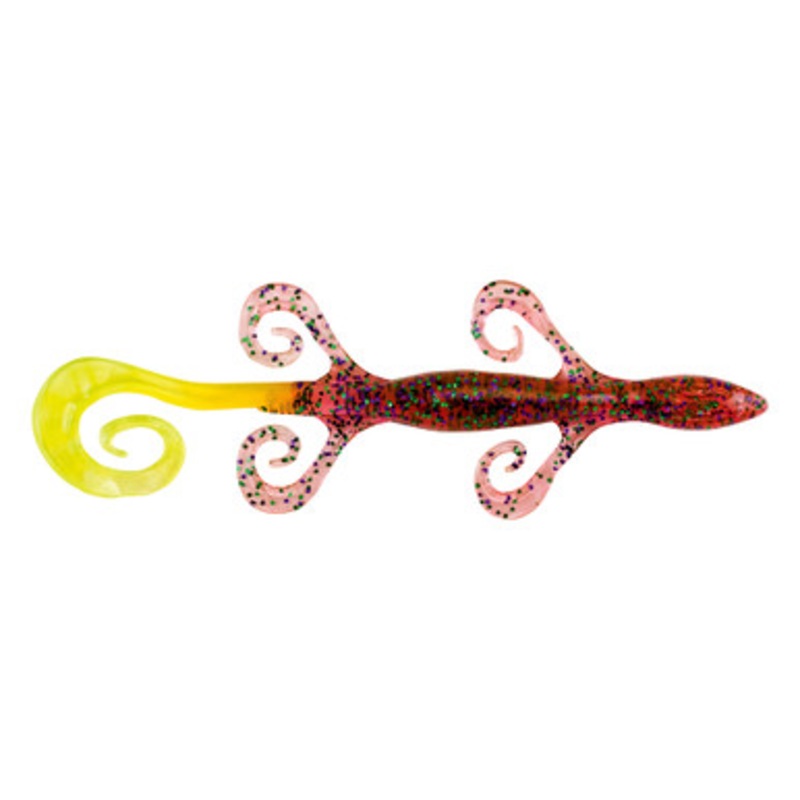 Berkley Powerbait Lizard – 8in – Cotton Candy/Chartreuse