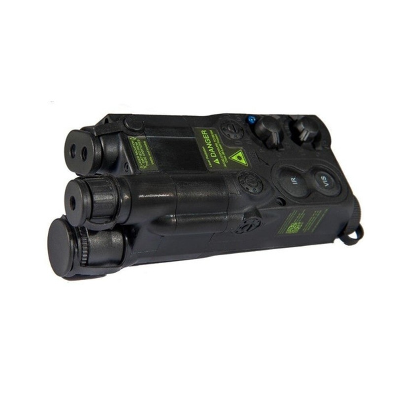 Expandable AN/PEQ-16 Battery Box, Black