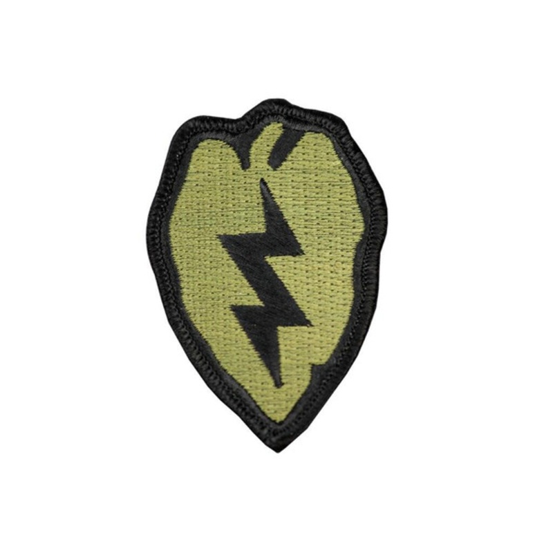 Raptors Tactical 2.5 Lightning Bolt OD Iron On Patch