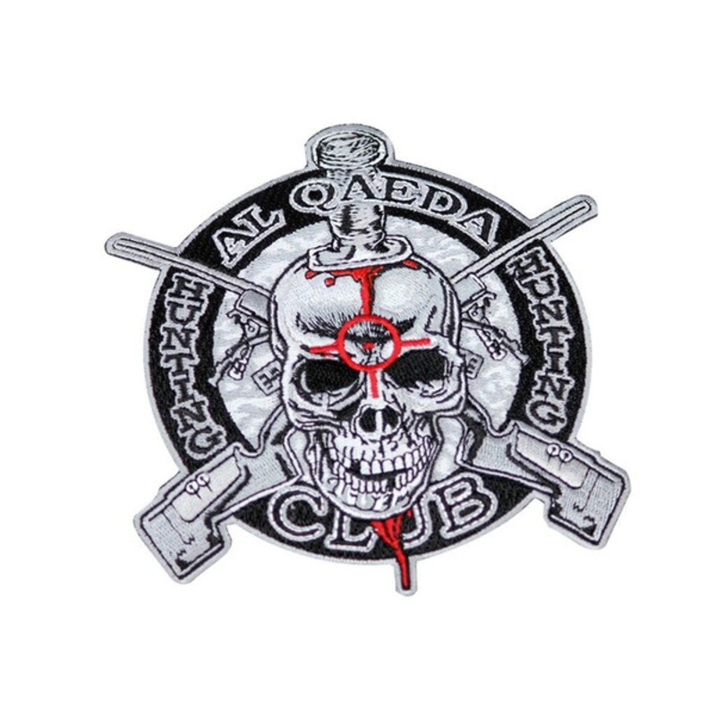 Raptors Tactical 5 Al Queda Hunting CLUB Iron On Patch