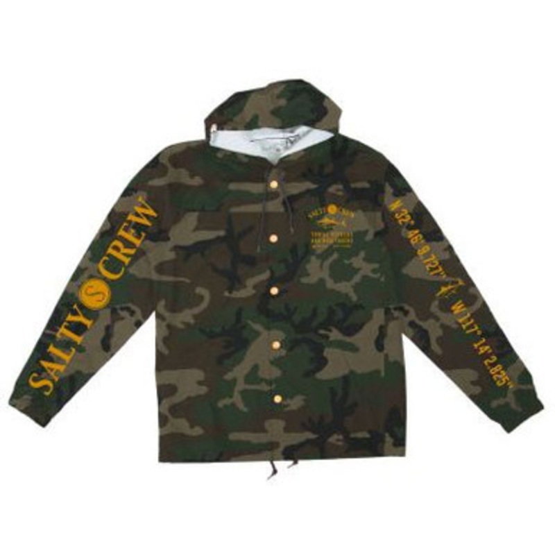 Salty Crew Markets Snap Jacket – Camo – L