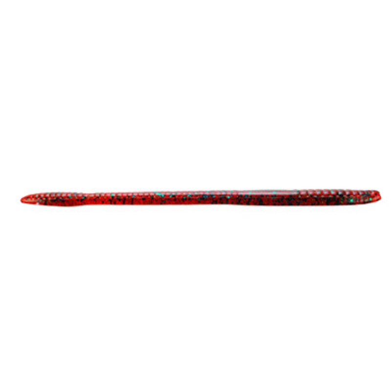 Berkley Powerbait Bottom Hopper Worm – 6.25in – Redbug