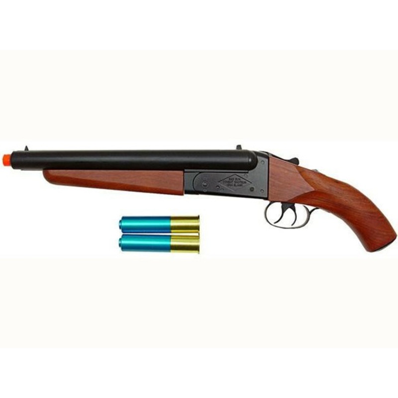 Break-Action Double Barrel Gas Airsoft Shotgun