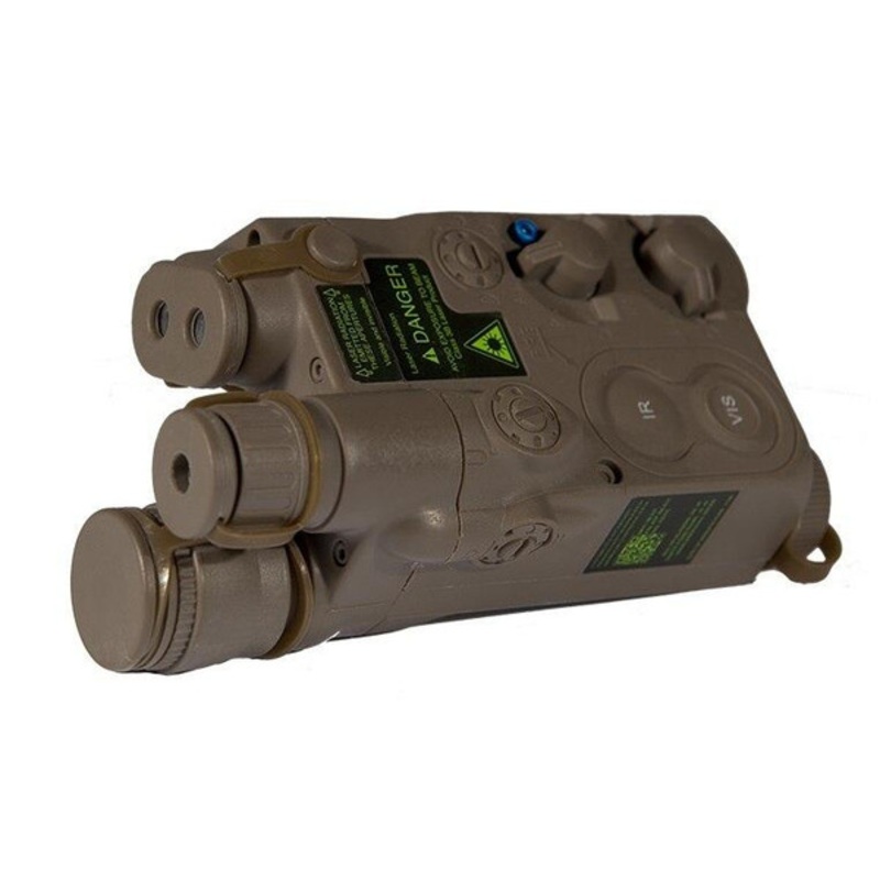 Expandable AN/PEQ-16 Battery Box, Dark Earth
