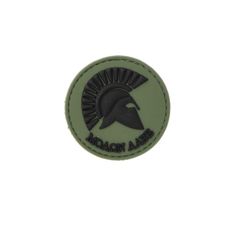 Molon Labe Spartan OD Green PVC Velcro Patch