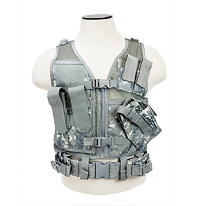 NC Star Children’s Tactical Vest, Digital Camo