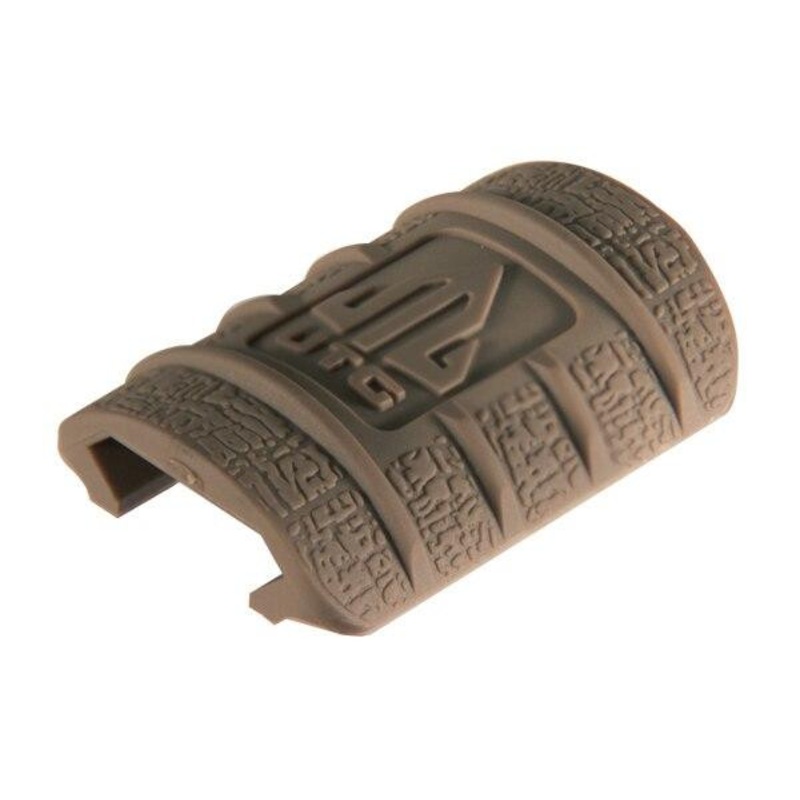 UTG Rubber Rail Covers, Dark Earth (12 pack)
