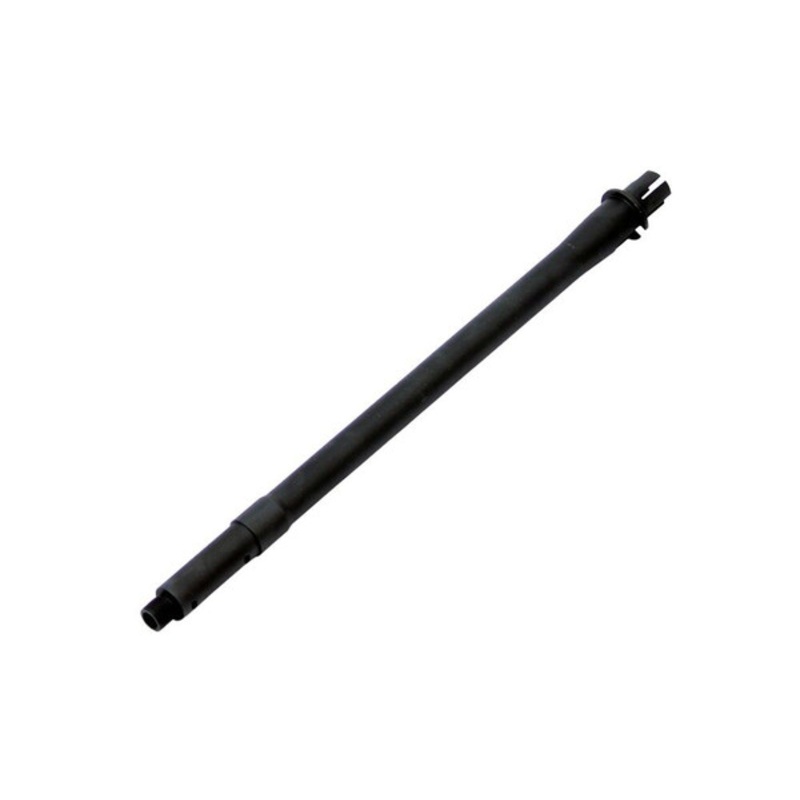 Raptors Airsoft RTQ 14.5” Black One Piece Metal Outer Barrel For M4/M16 Airsoft AEG