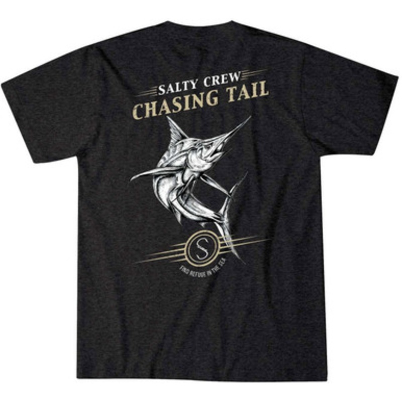 Salty Crew Chasing Billfish Short Sleeve T-Shirt – Black Small