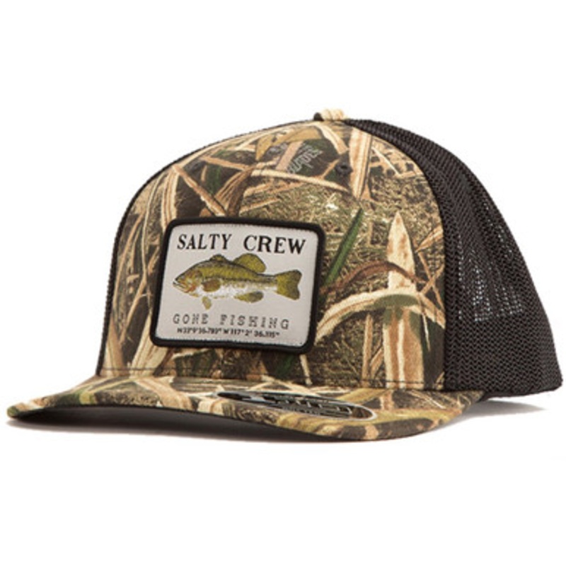 Salty Crew Dixon Retro Trucker Hat – Grass Blades