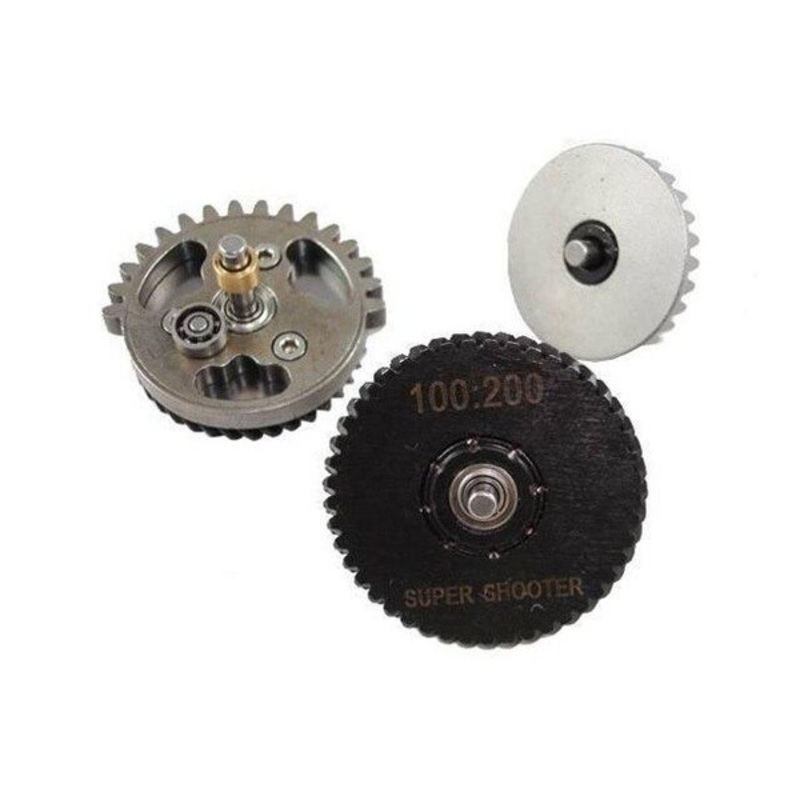 Super Shooter SHS 100:200 Airsoft Gear Set Taiwan AEG High Torque Gears