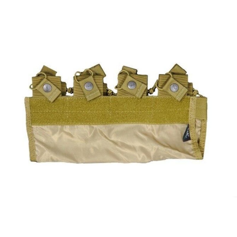 Inner 4 Pocket Magazine Pouch for 6094 Plate Carrier, Khaki