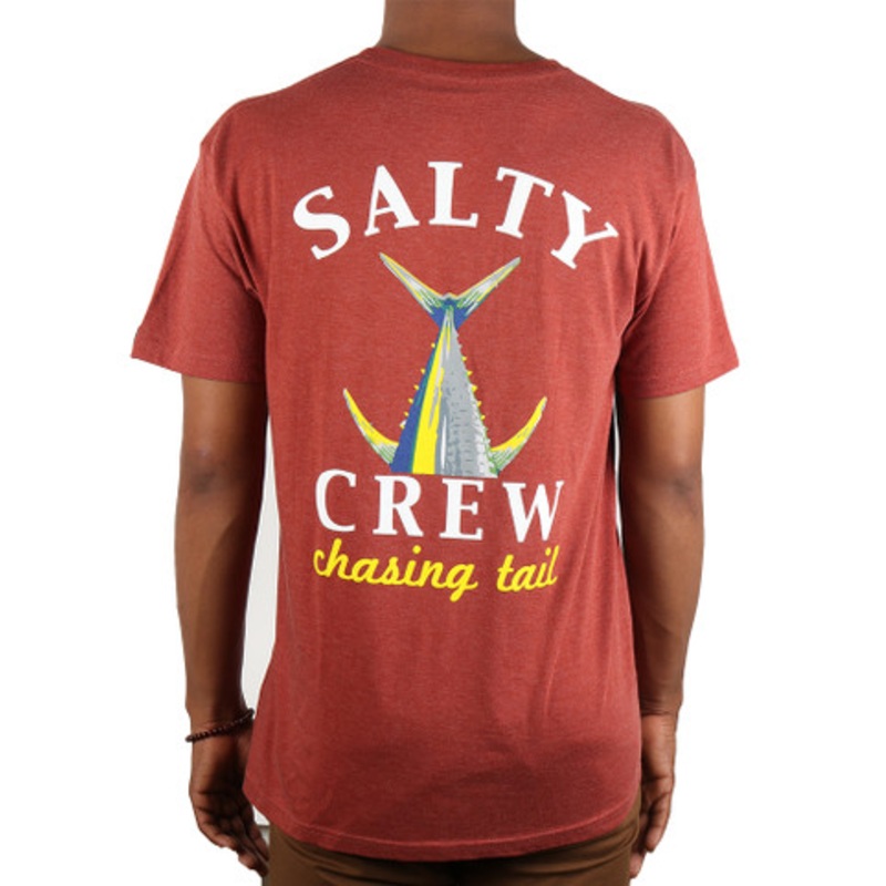 Salty Crew Chasing Tail SS T-Shirt – Spiced Heather – XL