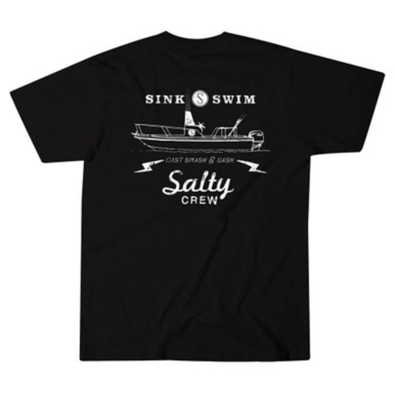 Salty Crew Dash Short Sleeve T-Shirt Black – Size 3X-Large