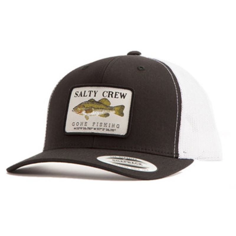 Salty Crew Dixon Retro Trucker Hat – Black/White